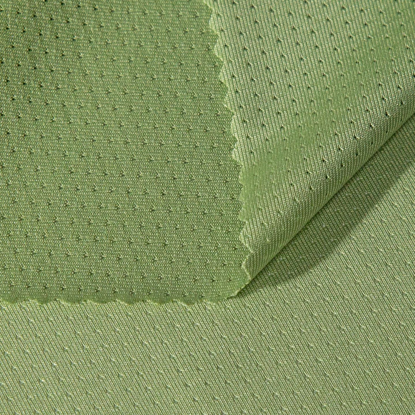 Moisture-Absorbent High Stretched Quick Dry 88 Polyester 12 Spandex Mesh Fabric for T-shirt