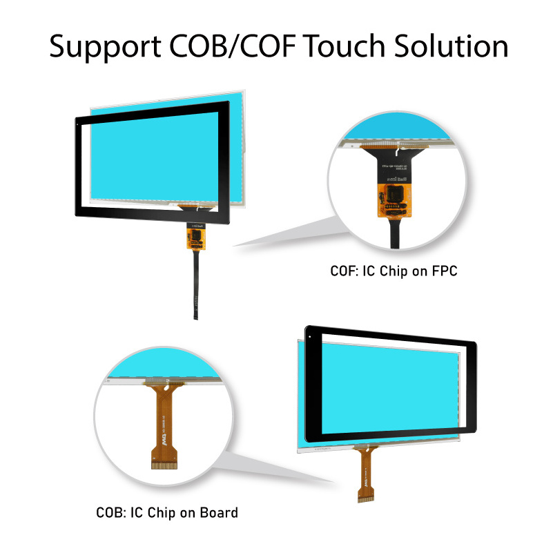 Small Size Custom 2.4/ 3/3.1/ 3.16/ 3.99 inch PCAP Touch Screen Multi Touch Capacitive Touch Screen Panel