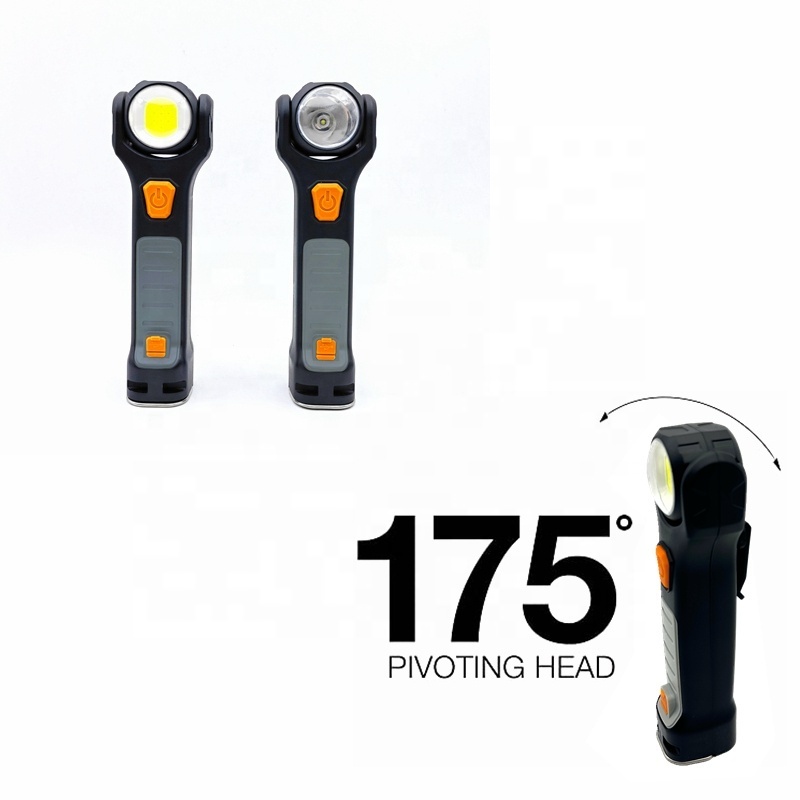 2024 new arrivals trend new HUAWEI Type C rechargeable RED Light LED torch Flashlight with magnet ready to ship offer customize