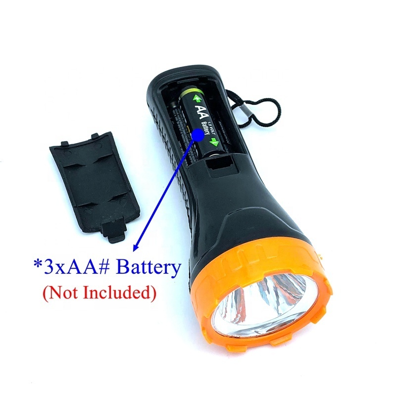 Cheap LED Plastic Flashlight torch AA battery for promotion plan factory direct wholesale dropshipping big discount cheap price