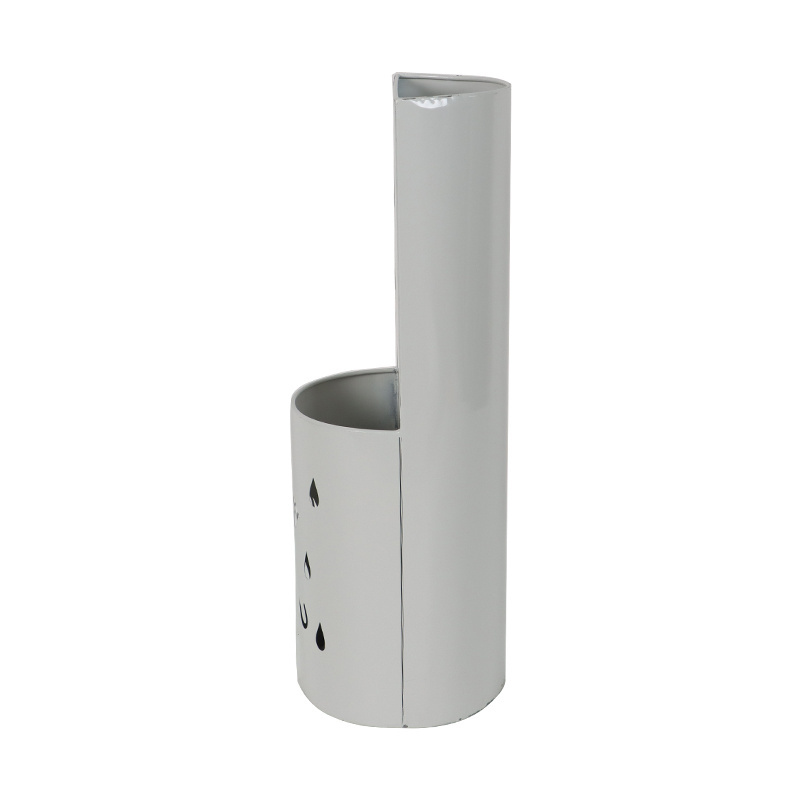 Indoor and Outdoor Display White Umbrella Stand  Metal Umbrella Holder for Entryway Metal Umbrella Stand