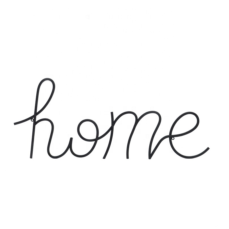 Home Metal Letters 'home' Word Wall Sign 3D Word Art Home Accent Decor