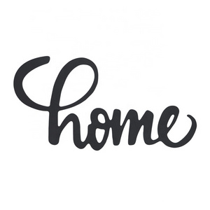 Home Metal Letters 'home' Word Wall Sign 3D Word Art Home Accent Decor