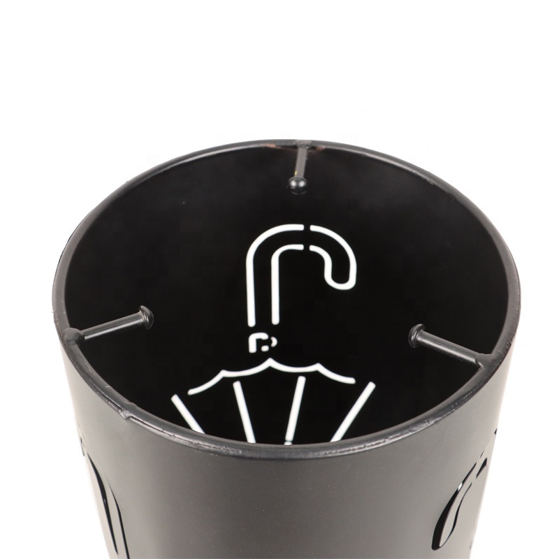 New Black Umbrella Holder Stand Box Metal Umbrella Stands