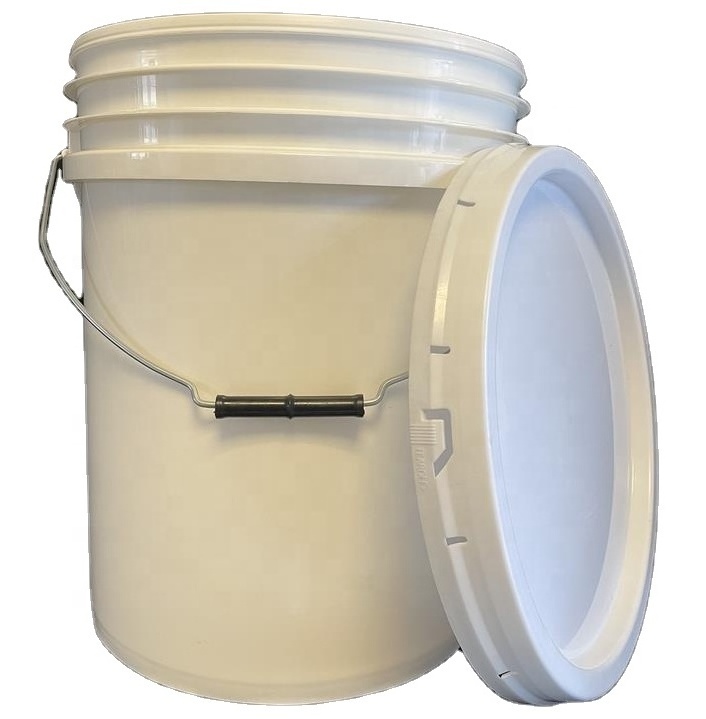 Paint 10l 20l 5 Gallon Plastic Buckets With Handle And Lid Plastic Pail