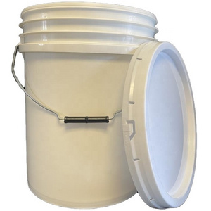 Paint 10l 20l 5 Gallon Plastic Buckets With Handle And Lid Plastic Pail