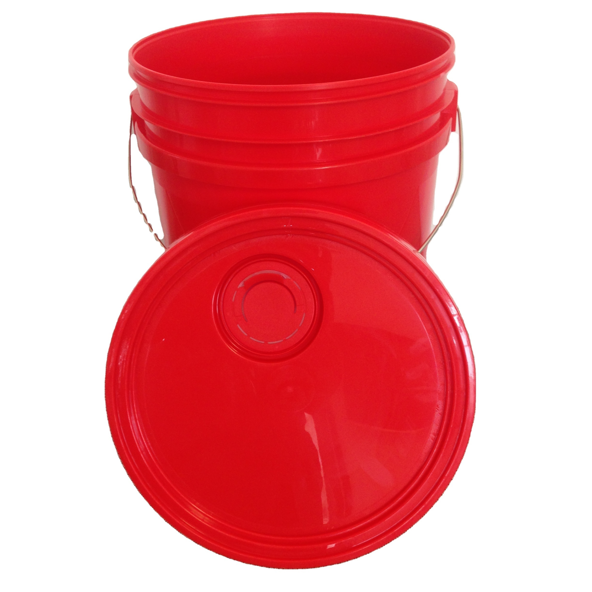 Paint 10l 20l 5 Gallon Plastic Buckets With Handle And Lid Plastic Pail