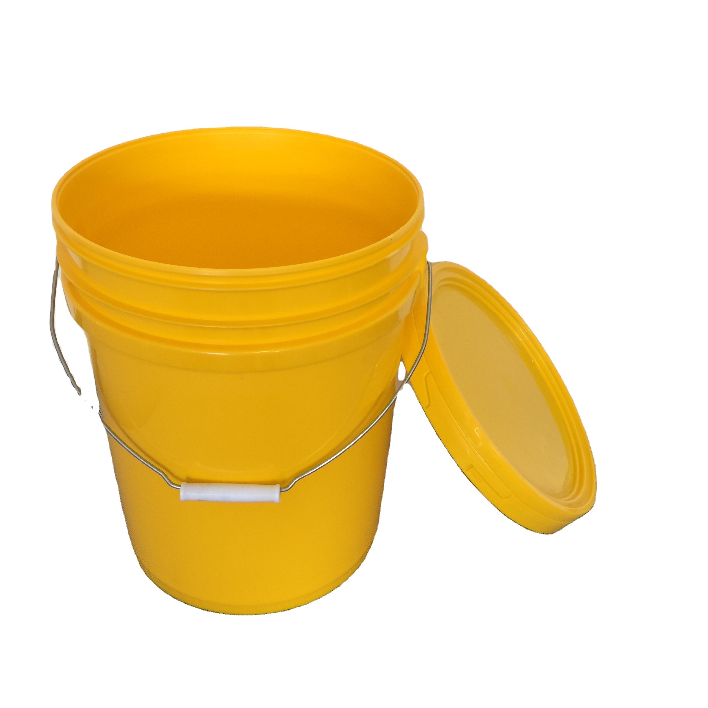 Paint 10l 20l 5 Gallon Plastic Buckets With Handle And Lid Plastic Pail