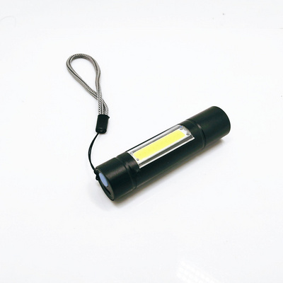 Multi-function Hook T6 Rechargeable Zoom Mini Torch COB Waterproof USB Charge Led Flashlight With Magnet