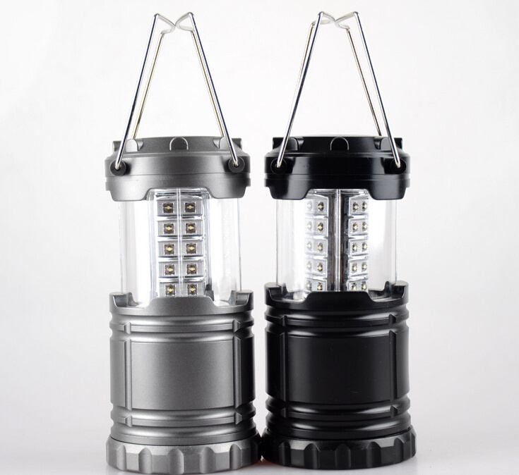 30 LED Solar OEM USB Multi-function Rechargeable Portable Lamp Led Camping Lantern