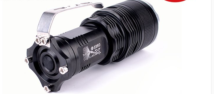 Battery Powered Hand Held Tactical Aluminum LED Rechargeable Searchlight