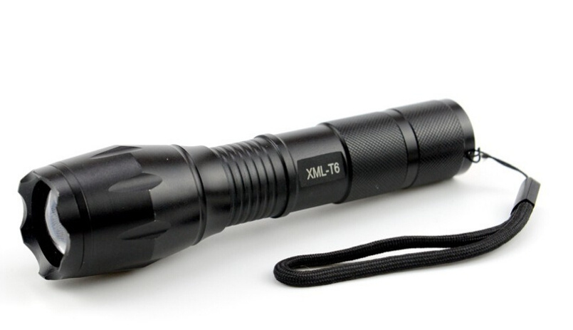 Aluminum 18650  T6 1500lumen Super Power Tactical Flashlight