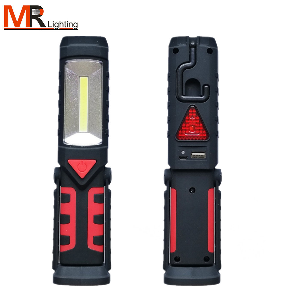 Magnetic Emergency Foldable Inspection Light 3W ABS Plastic COB LED Portable Folding Work Lamp