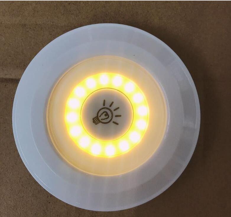 Set of 3 Super Bright Wireless Battery Operated COB LED 150 Lumen  Lights with Remote Control for Room Bedsides Cabinet