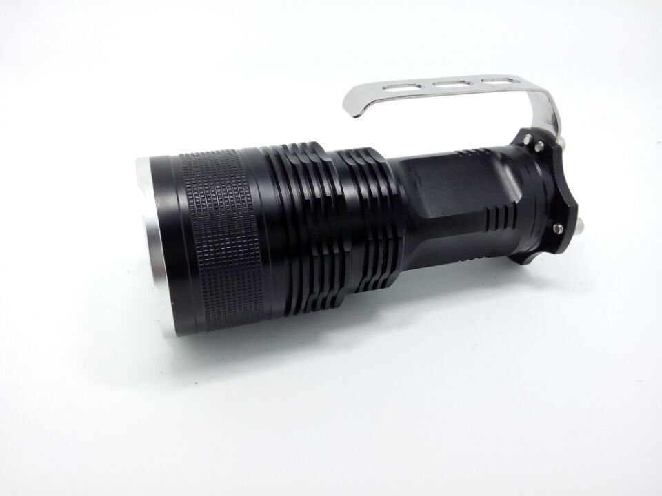 Battery Powered Hand Held Tactical Aluminum LED Rechargeable Searchlight