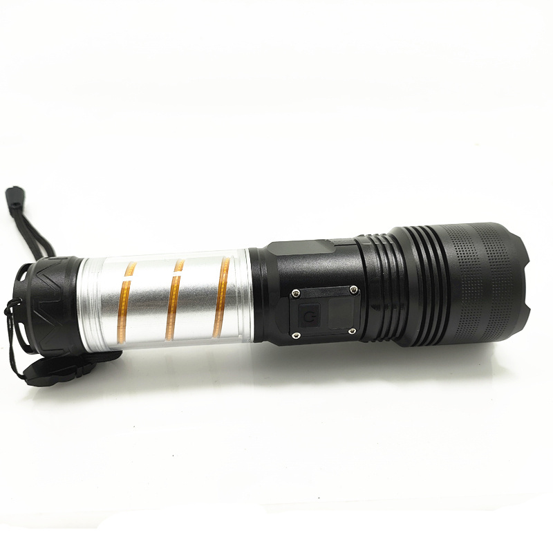 Ultra Bright Flashlight Digital Power Display USB Rechargeable Torch 30W LED 5000 High Lumens Outdoor Camping Hiking Flashlight