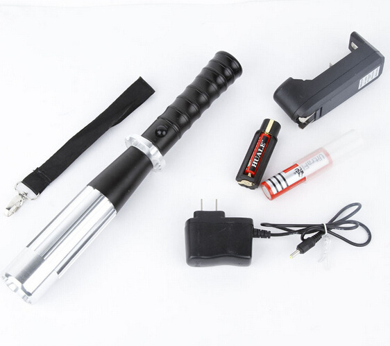 High quality baseball bat flashlight for for self-defense high power LED zoomble flashlight