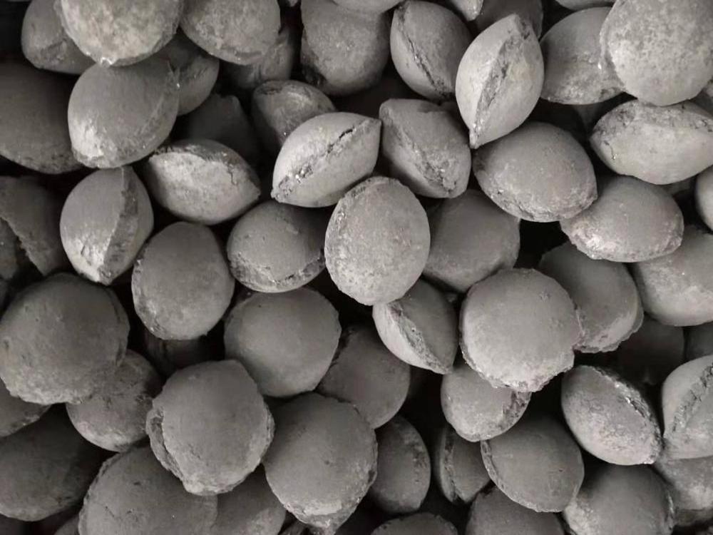 Mineral Ferro Silicon,FeSi 75/72# briquette/ball China Factory