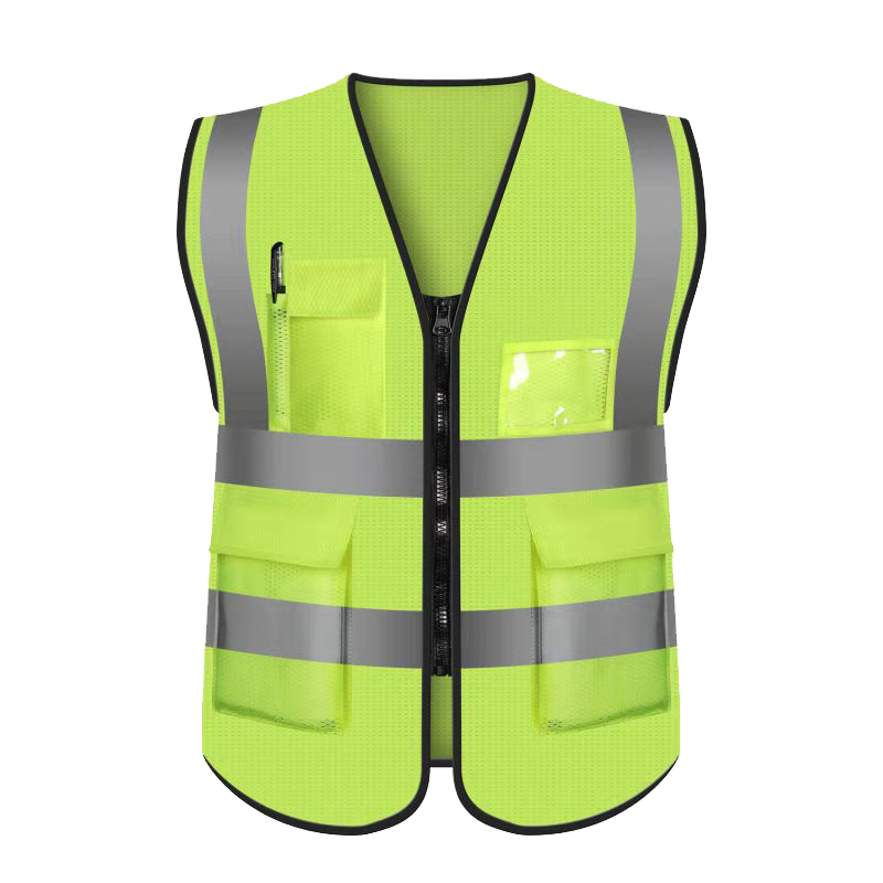 Mingrui Factory direct sales Premium Reflective Safety Vest for Nighttime Guardian: Reflective Safety Vest for Roadside Workers