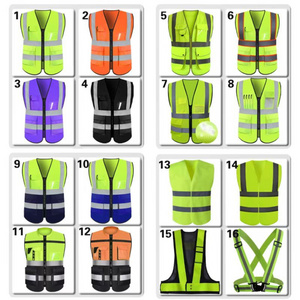 Mingrui Safety Vest Construction Hi Vis Workwear Security Vest Reflective