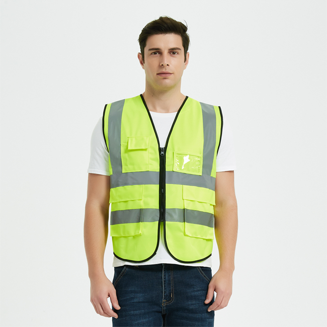 Mingrui Safety Vest Construction Hi Vis Workwear Security Vest Reflective