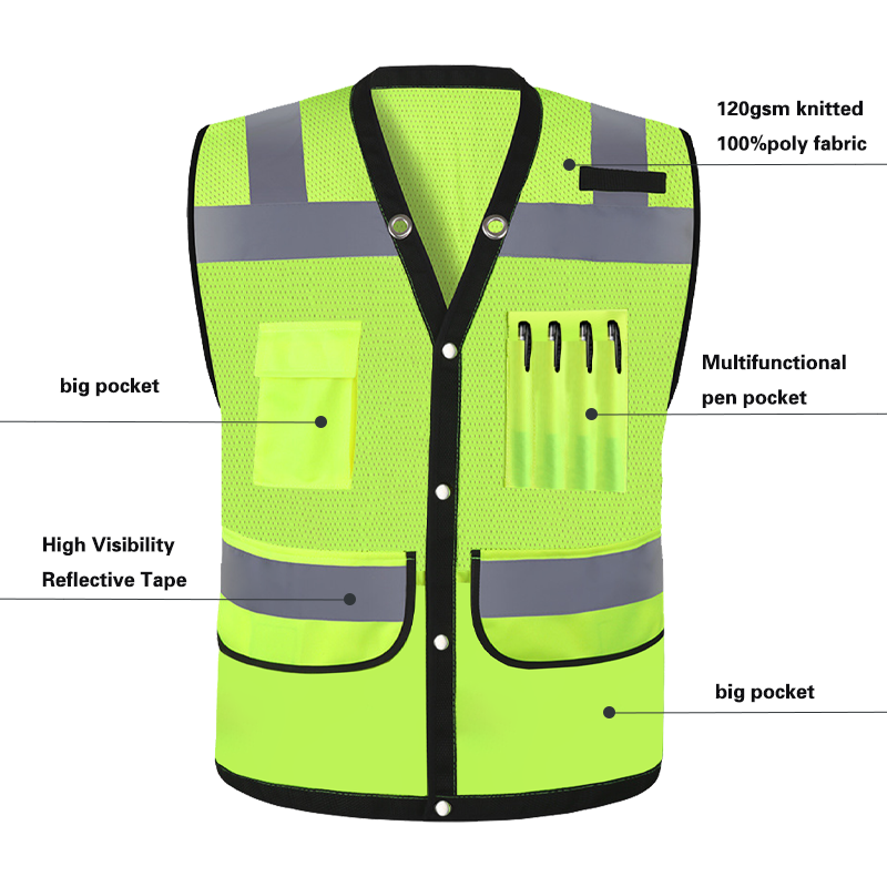 High Visibility Reflective Vest Working Clothes Outdoor Reflective Safety Clothing Reflective Jacket