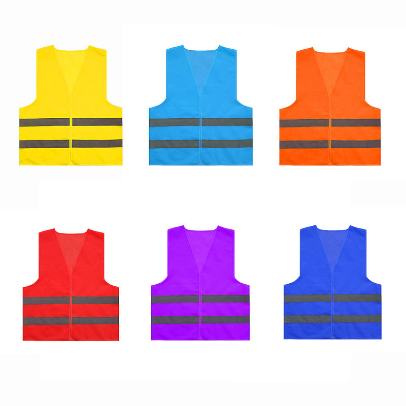 Mingrui multi-colored Outdoor reflective vest OEM Roadway High Visibility vest overall high quality construction vest with logo