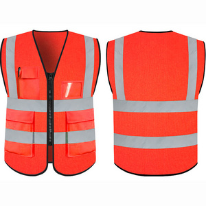 MINGRUI High Quality Hi Vis Reflector Jacket Reflective Safety Vest With Custom Logo