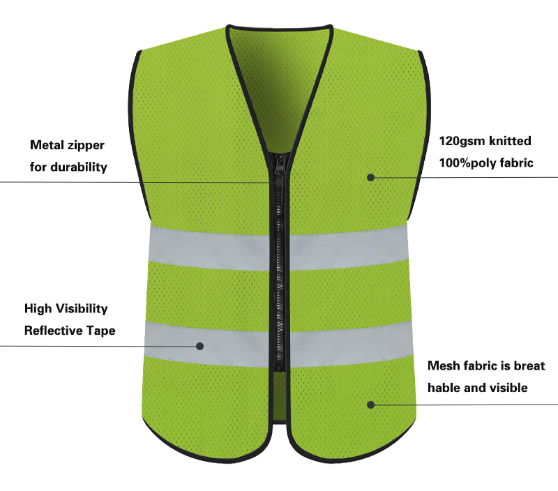 Mingrui Outdoor security and safety equipment support custom logo safety clothing for  workwear  high visibility class 3