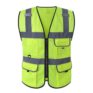 Night Running Reflective Safety Strips Vest  Rain jacket anti static clothes High Quality Reflector Jacket