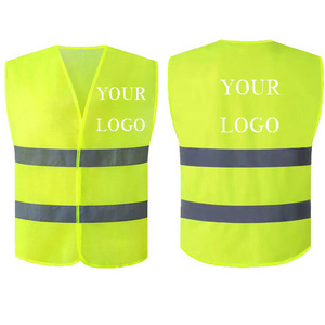 High Visibility Clothing Black Safety Vest Pakistan Made Customize Logo High Brightness At Night Vest LED Reflective Work Wear