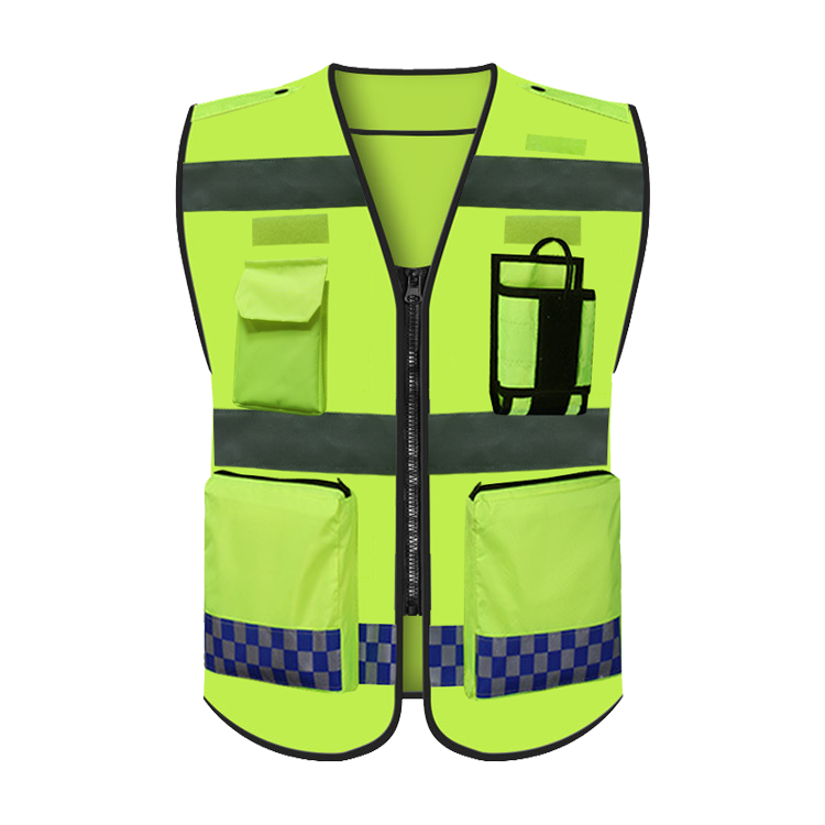 MINGRUI Reflective safety reflective vest traffic security construction high visibility reflective safety vest 100% polyester