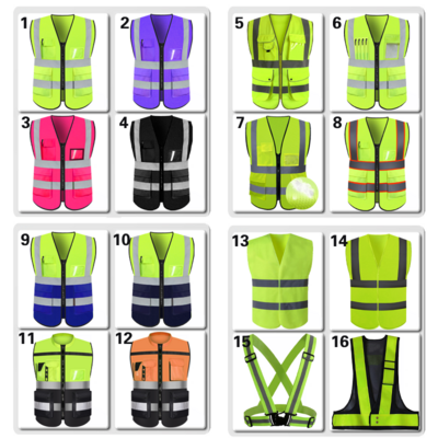 Mingrui Ansi Class 2  Safety Vest Guard Security Vest Men's Construction Vest