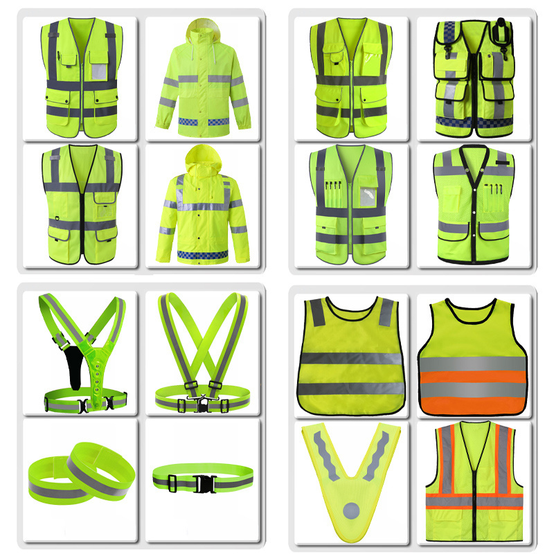 Construction Clothes Breathable Reflective Jacket Vest Work Clothes