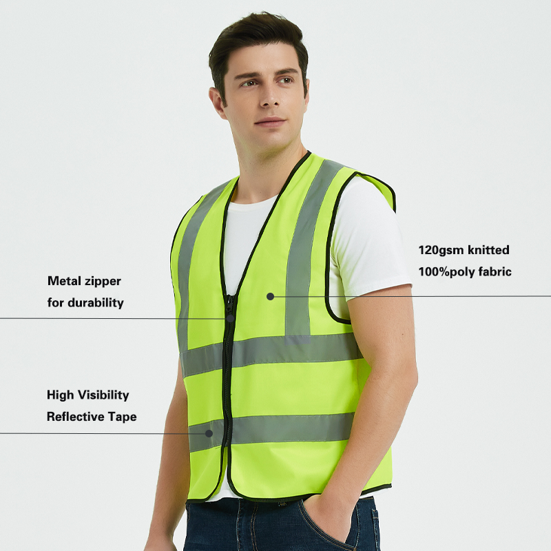 Reflective Safety Vest Belt Visibility Light Vest High Quality Reflector Jacket