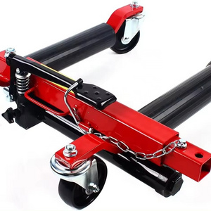 Hydraulic 1500-lbs Car Skates, 12'' Wheel Vehicle Positioning Jack, Heavy Duty Rollers with Foot Pedal for Tire Auto Repair