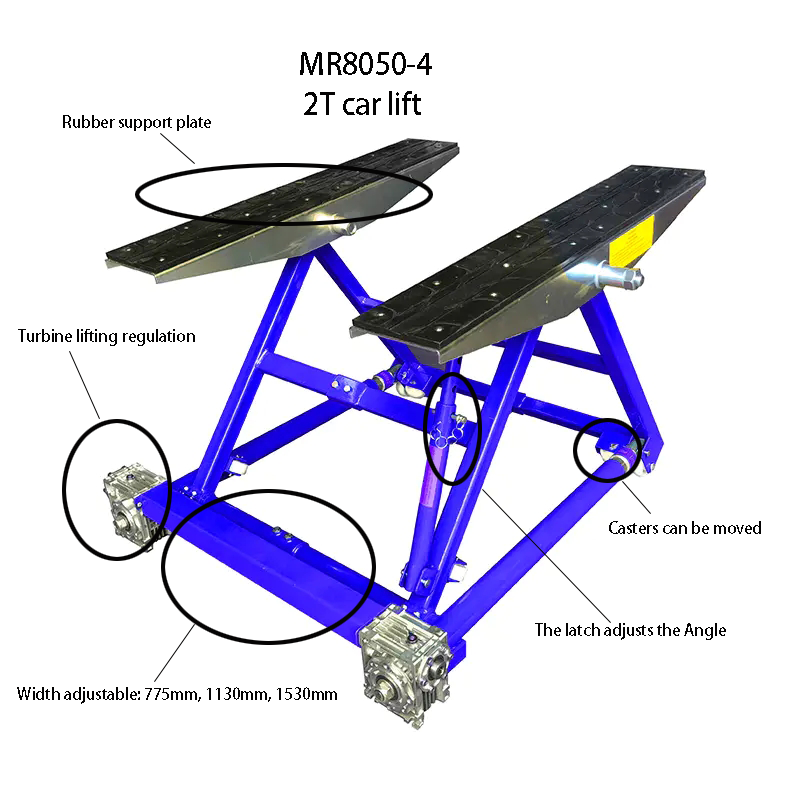 MR8050 mini lift hydraulic car lift 1500kg capacity with ce