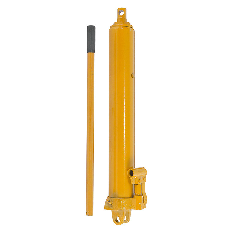 8T / 12 ton Long stroke cylinder hand operated oil pump hydraulic long ram jack for engine lift