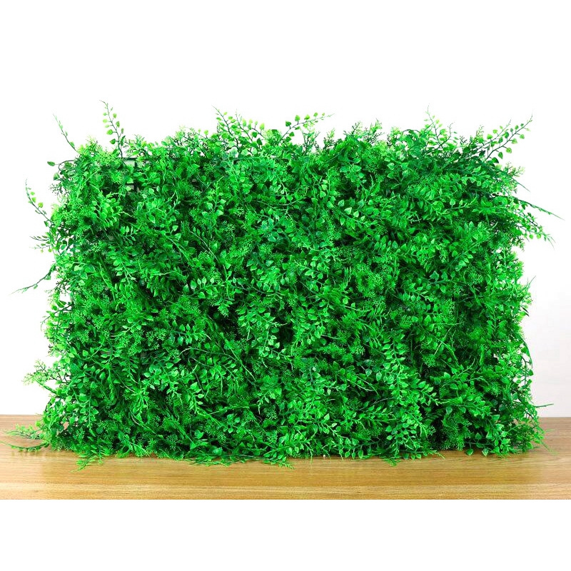 Artificial Plant Wall Artificial Mat Hedge Vertical Garden Grass Wall Green Wall Panel Backdrop