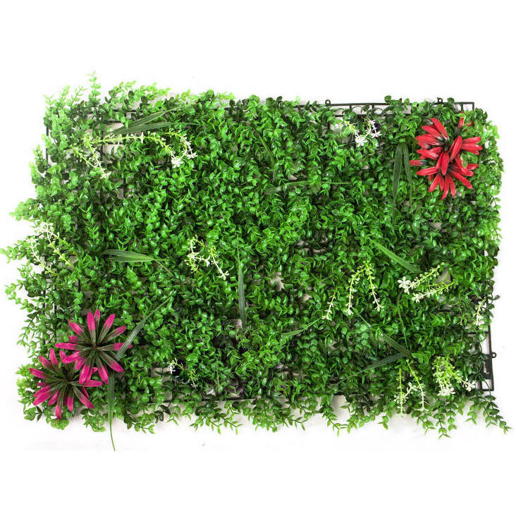 Artificial Plant Wall Artificial Mat Hedge Vertical Garden Grass Wall Green Wall Panel Backdrop