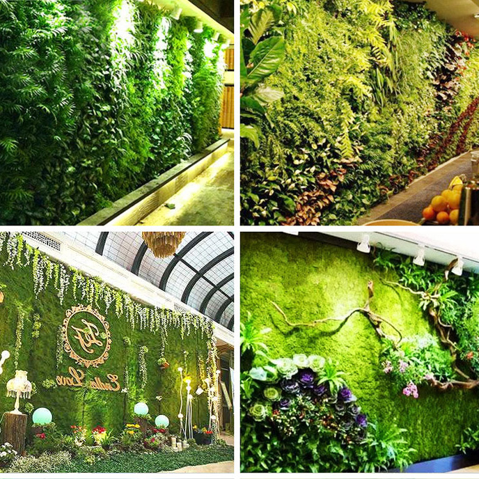 New Design Background Wall Artificial Plant Wall Suppliers Artificial Grass Wall Green Plant Outdoor