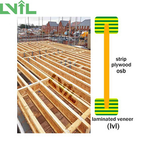 LVIL 2-1/2 in. x 11-7/8 in. Pine LVL I Joists with WEB OSB Board flooring roofing I joist wood beam