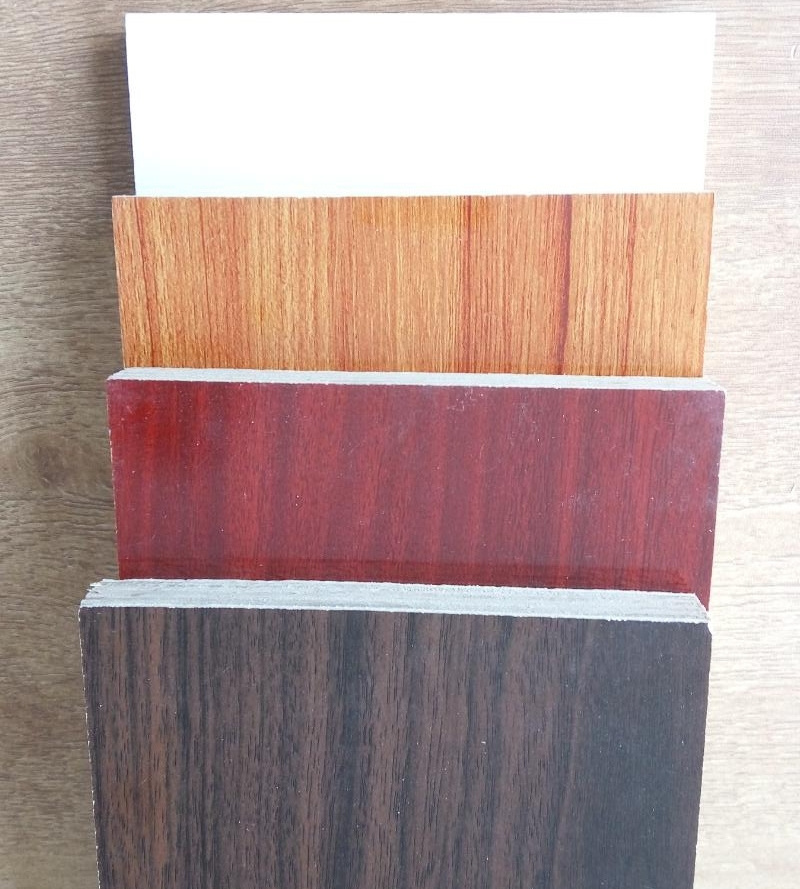 LVIL Best price cheap melamine covered particle board standard size melamine coated mdf board wholesale