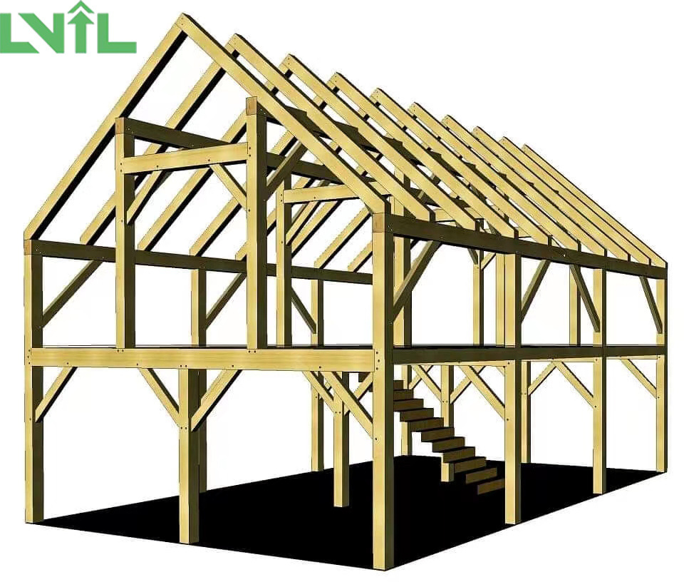 LVIL LVL  glulam beams Excellent Pine Wood Construction LVL Timber laminated veneer lumber prices for house frame