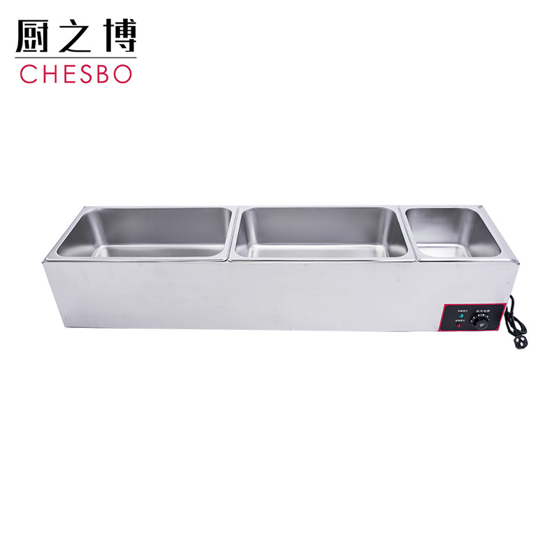 Professional Hot Plate Food Warmer Station 3pan Portable Stainless Steel Buffet Warmer Server Great for Parties Holiday