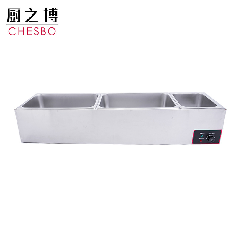 Professional Hot Plate Food Warmer Station 3pan Portable Stainless Steel Buffet Warmer Server Great for Parties Holiday