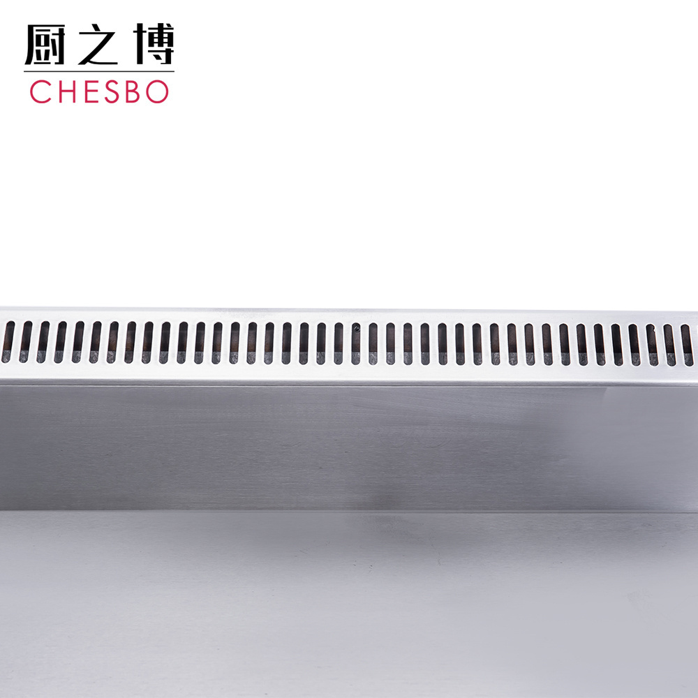 2020 new Catering Equipment Countertop Pancake Stainless Steel Flat Plate Commercial Gas Griddle