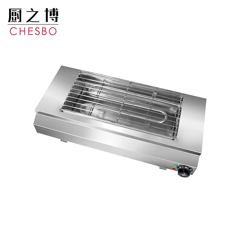 BBQ electric oven commercial smokeless skewer machine electromechanical hot barbecue stove electric grill