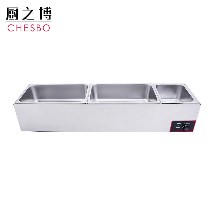 Professional Hot Plate Food Warmer Station 3pan Portable Stainless Steel Buffet Warmer Server Great for Parties Holiday