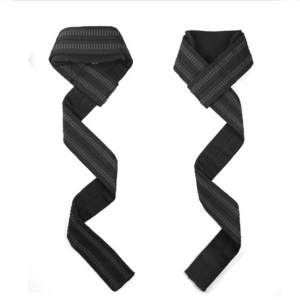 Non Slip Silicon Rubber Hand Bar Wrist Support Wraps Neoprene Padded Gym Exercise Lifting Wrist Straps